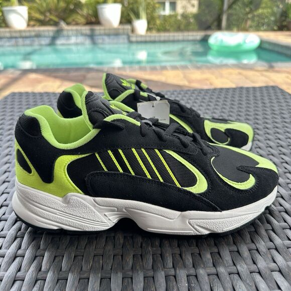 Adidas Yung-1 Black Hi Res Yellow Men\'s Athletic Shoes EE5317 Size 8.5 main image 14